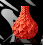 Floral Organic Accent Vase, Scandinavian Table Decor, Bloom