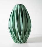 Angular Modern Decorative Vase, Japandi Living Room Art, Kivra