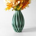 Angular Modern Decorative Vase, Japandi Living Room Art, Kivra