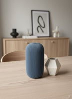 Curved Graceful Art Vase, Minimalist Room Accent, Curva