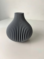 Modern Wave Flower Holder, Contemporary Shelf Accent, Ondula