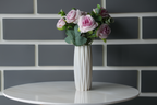Urban Sleek Flower Vase, Boho Chic Home Decor, Metro