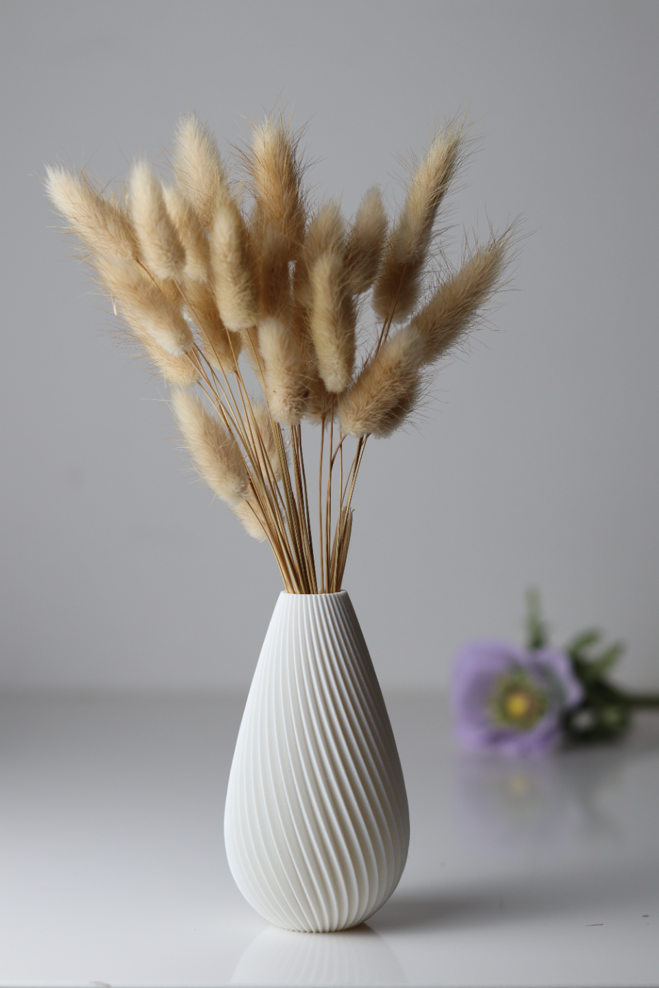 Neutral Minimalist Accent Vase, Contemporary Table Decor, Neutra