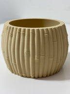 Bamboo Natural Decorative Vase, Contemporary Living Room Art, Bambu