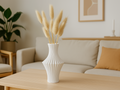 Structured Structured Flower Vase, Scandinavian Home Decor, Rocca