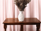 Botanical Organic Art Vase, Modern Room Accent, Flora