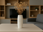 Urban Sleek Flower Vase, Boho Chic Home Decor, Metro