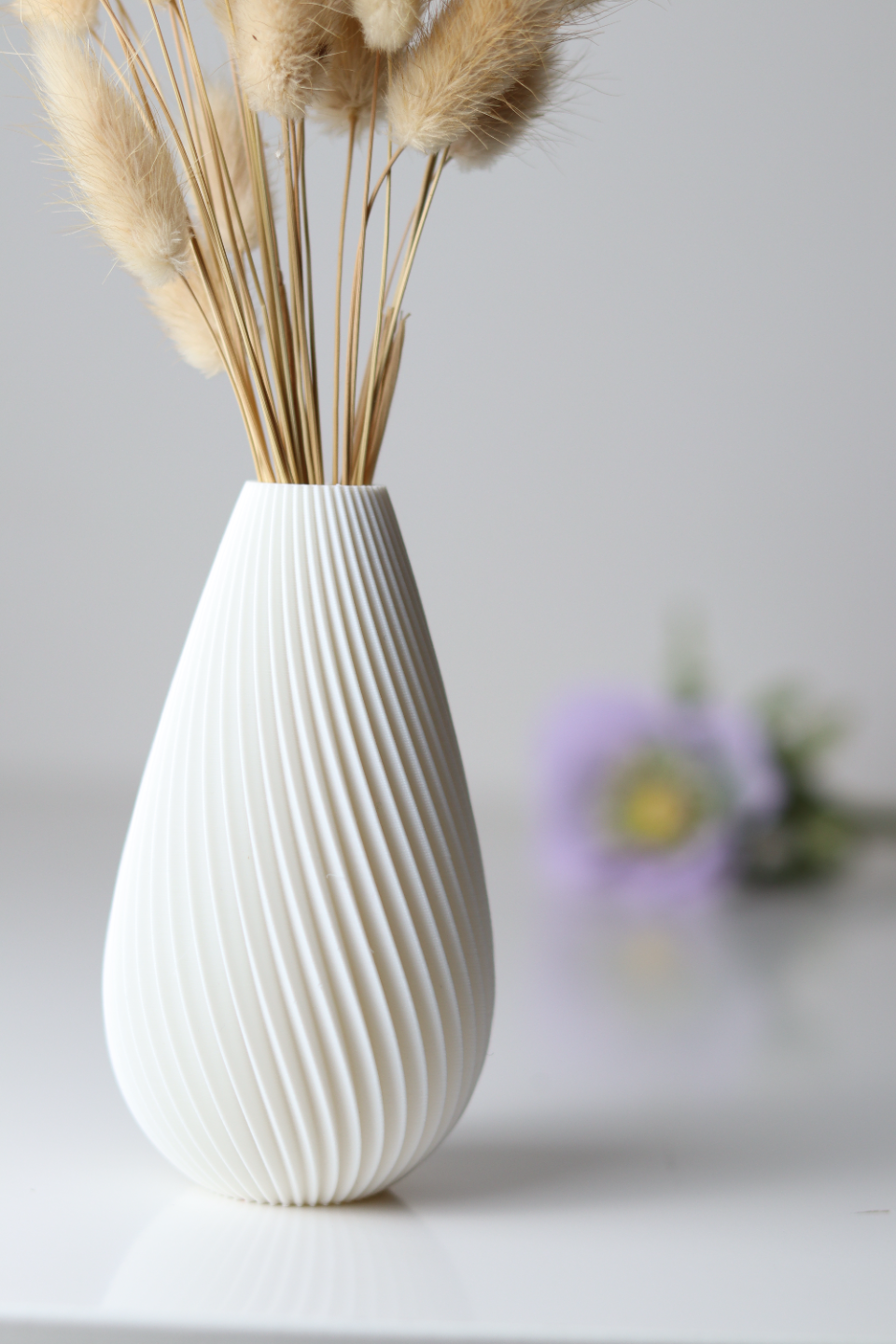 Neutral Minimalist Accent Vase, Contemporary Table Decor, Neutra