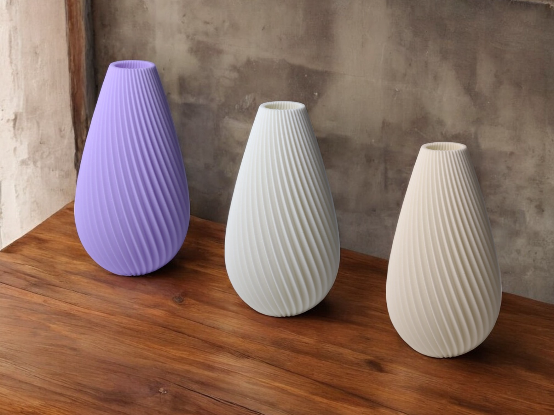 Neutral Minimalist Accent Vase, Contemporary Table Decor, Neutra