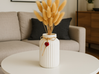 Minimal Refined Flower Vase, Japandi Home Decor, Essenza