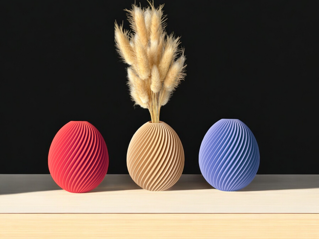 Modern Elegant Art Vase, Contemporary Room Accent, Nobre