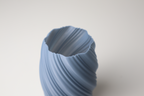 Smooth Elegant Flower Holder, Minimalist Shelf Accent, Suave