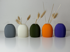Sleek Bold Accent Vase, Scandinavian Table Decor, Bullet