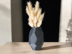 Draped Flowing Art Vase, Modern Room Accent, Drappo