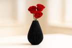 Modern Flowing Decorative Vase, Minimalist Living Room Art, Sinuo