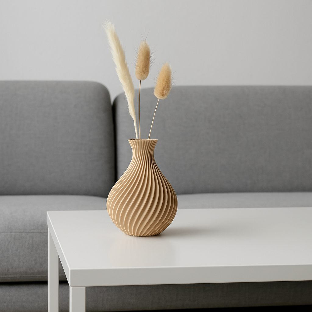 Abstract Abstract Art Vase, Scandinavian Room Accent, Enigma