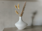 Eclectic Sculptural Art Vase, Boho Chic Room Accent, Mix