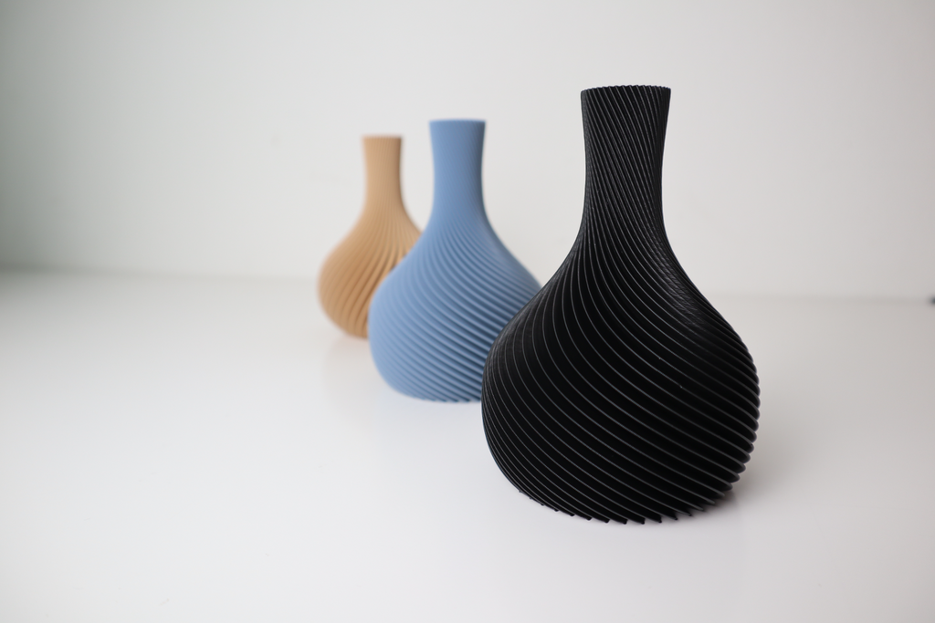 Flowing Dynamic Flower Vase, Minimalist Home Decor, Fluxo