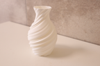 Botanical Organic Art Vase, Modern Room Accent, Flora
