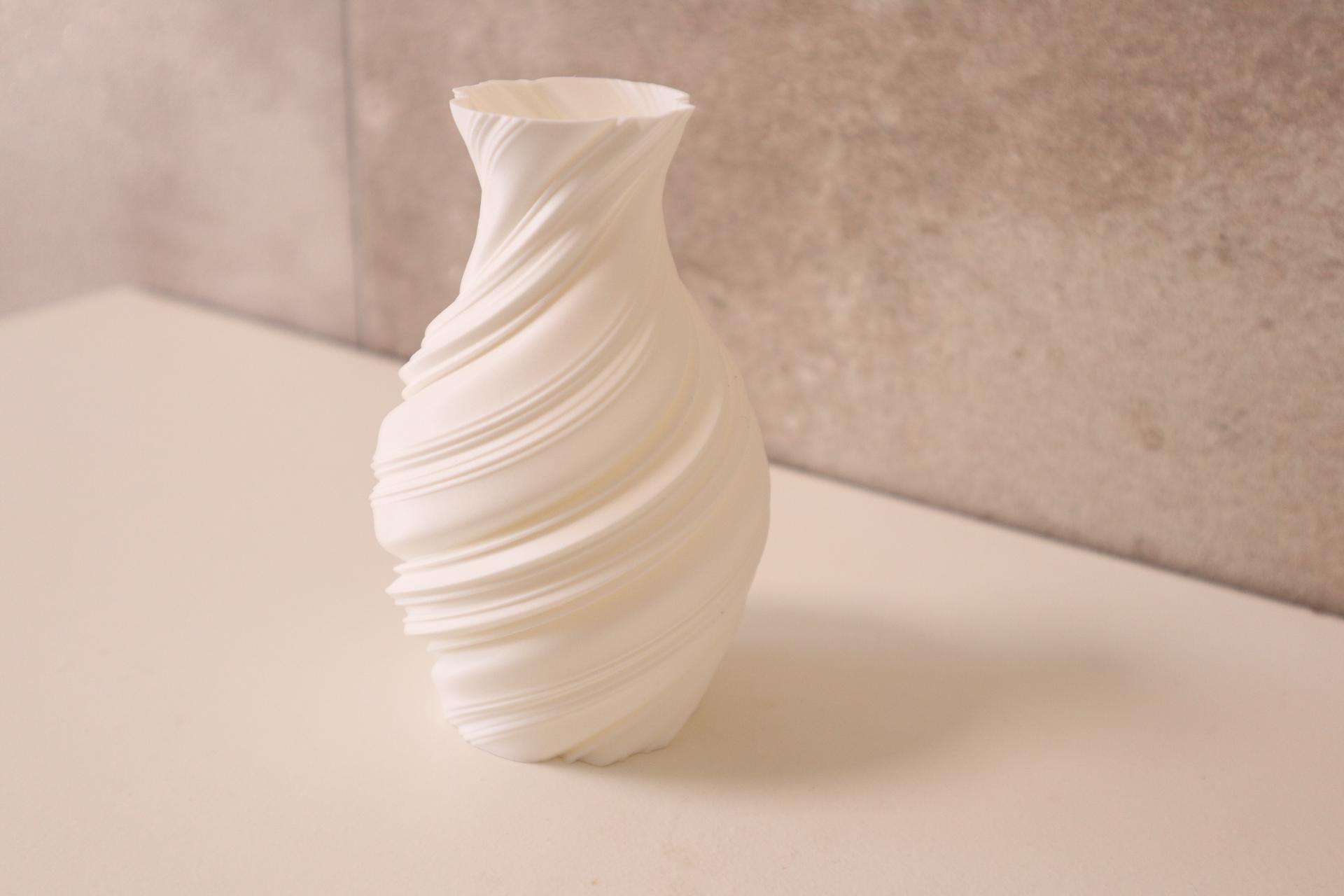 Botanical Organic Art Vase, Modern Room Accent, Flora