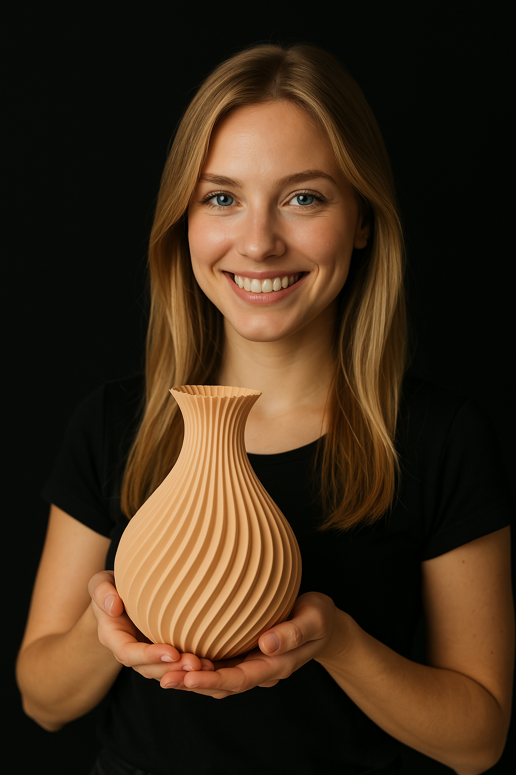 Abstract Abstract Art Vase, Scandinavian Room Accent, Enigma