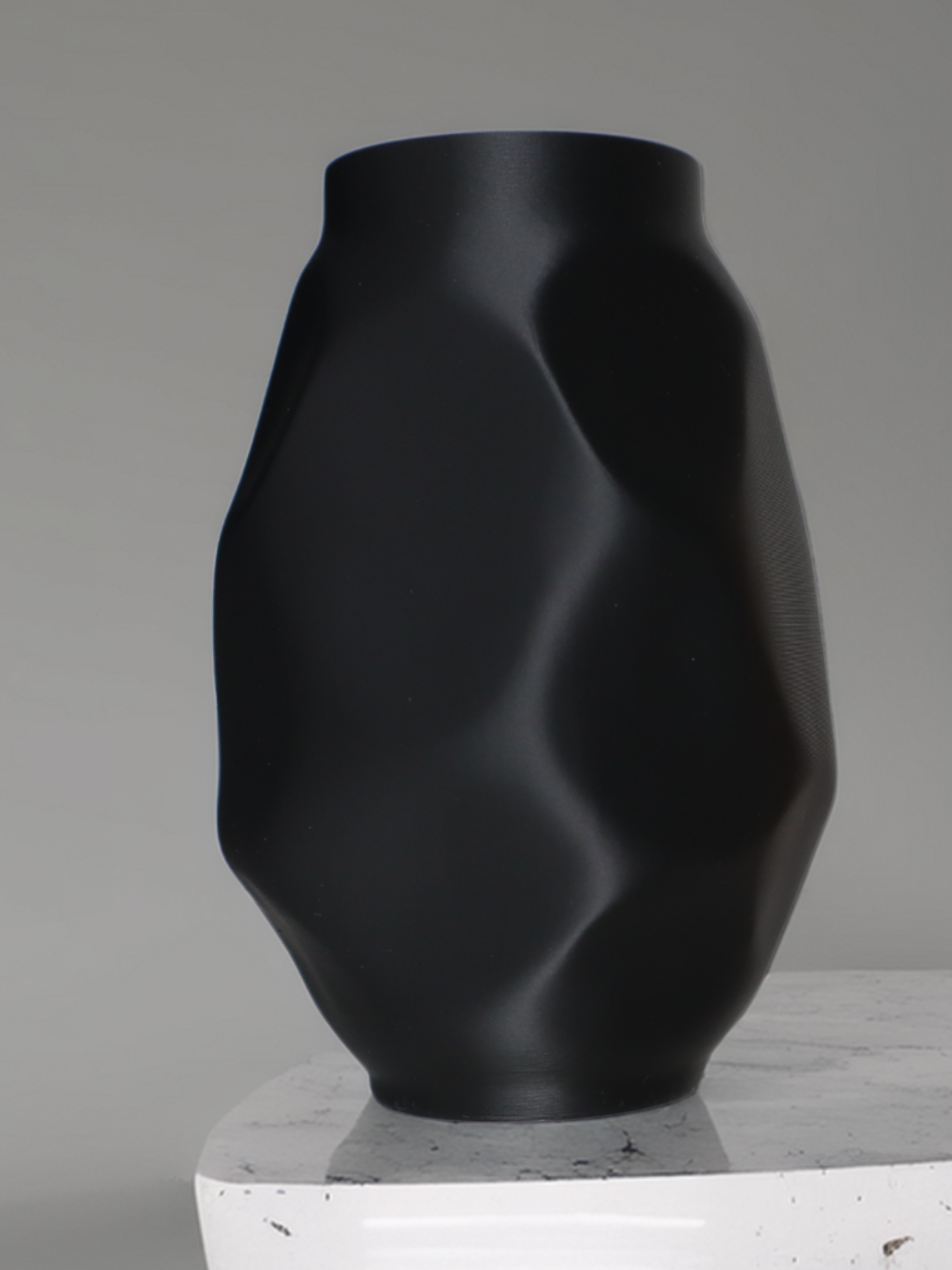 Draped Flowing Art Vase, Modern Room Accent, Drappo