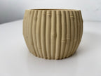Bamboo Natural Decorative Vase, Contemporary Living Room Art, Bambu