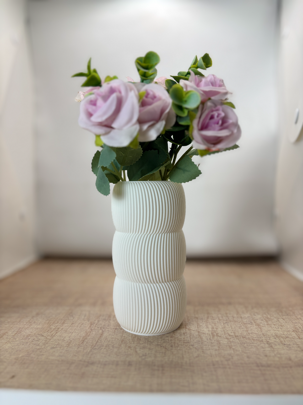 Spiral Dynamic Accent Vase, Contemporary Table Decor, Turbina