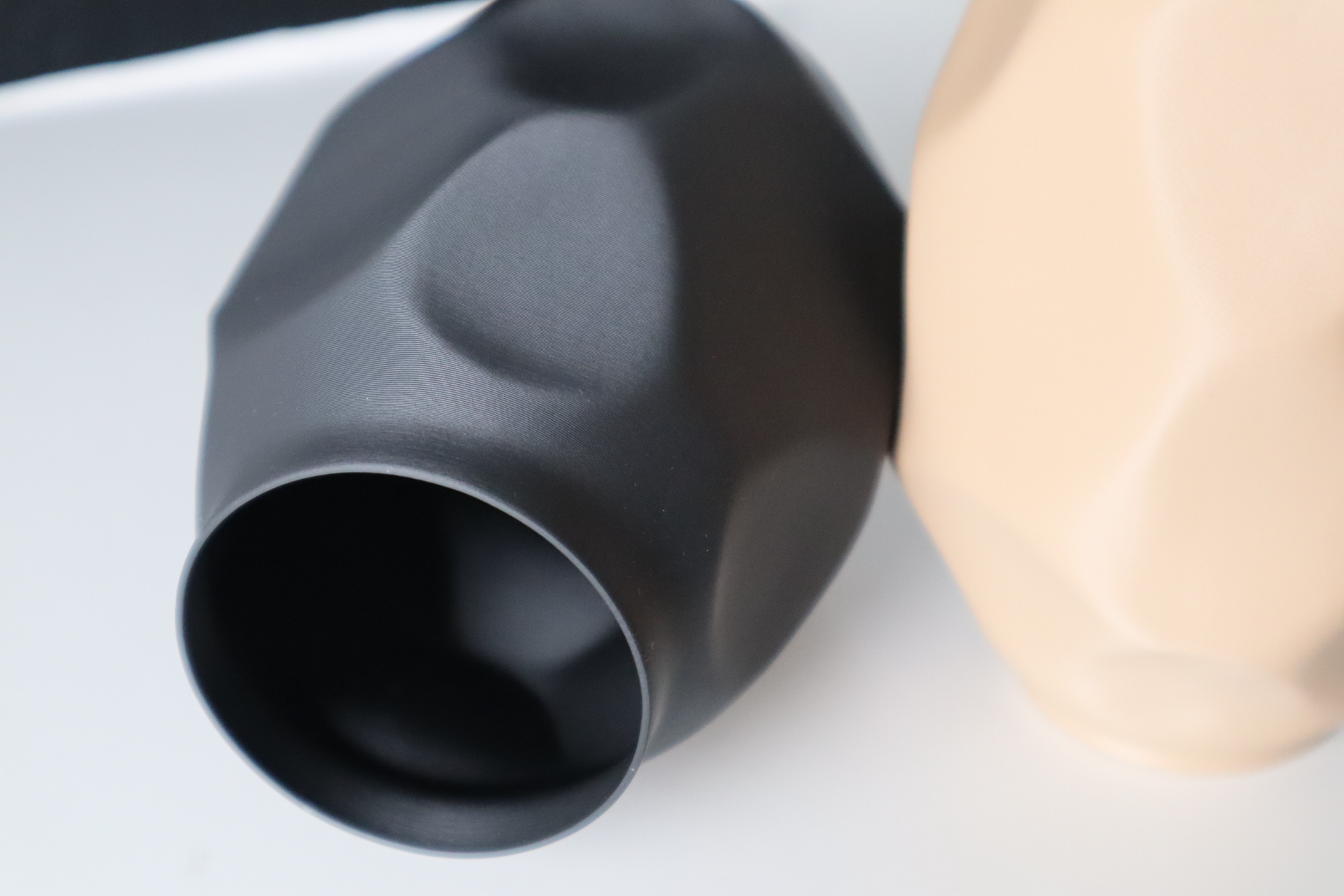Draped Flowing Art Vase, Modern Room Accent, Drappo