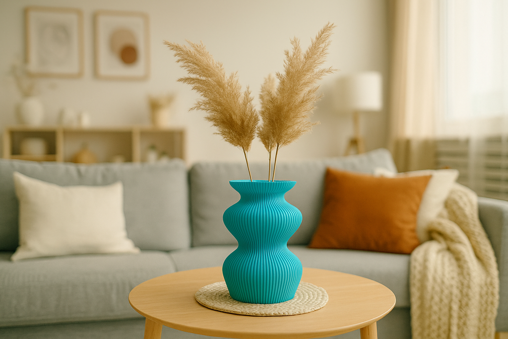 Organic Natural Flower Holder, Modern Shelf Accent, Broto