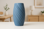 Smooth Elegant Flower Holder, Minimalist Shelf Accent, Suave