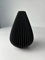 Modern Flowing Decorative Vase, Minimalist Living Room Art, Sinuo