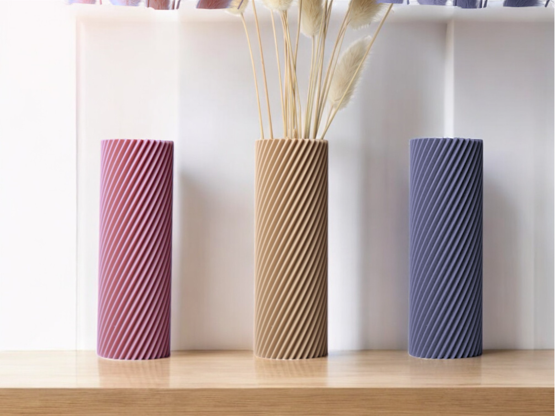 Modern Sleek Accent Vase, Modern Table Decor, Slim