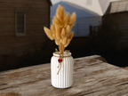 Minimal Refined Flower Vase, Japandi Home Decor, Essenza