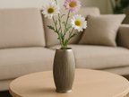 Ovoid Organic Accent Vase, Minimalist Table Decor, Ovum