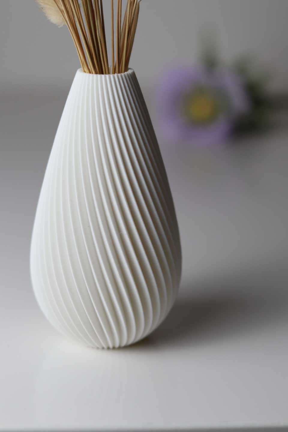 Neutral Minimalist Accent Vase, Contemporary Table Decor, Neutra