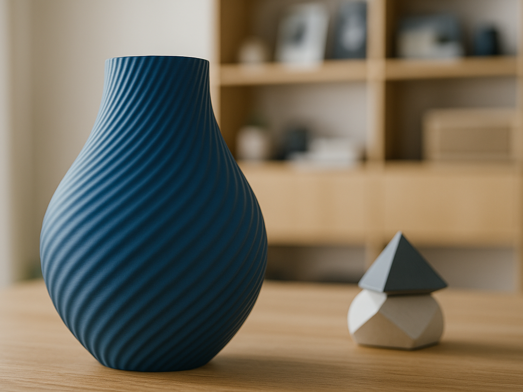 Modern Organic Flower Vase, Contemporary Home Decor, Petalo