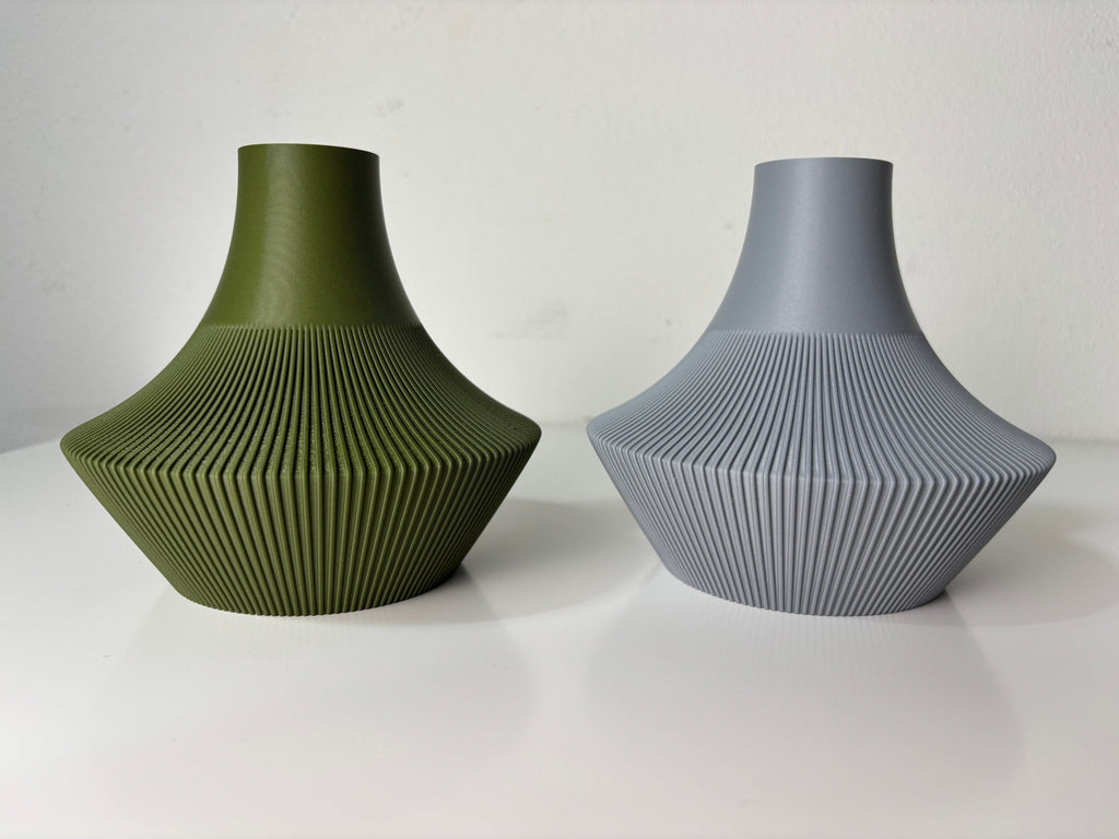 Linear Minimalist Decorative Vase, Boho Chic Living Room Art, Linea