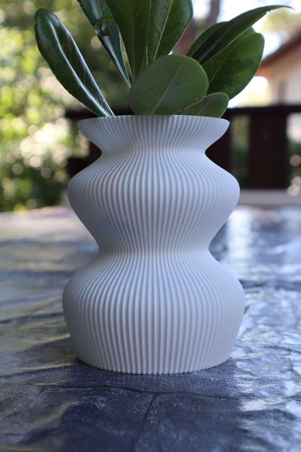 Organic Natural Flower Holder, Modern Shelf Accent, Broto