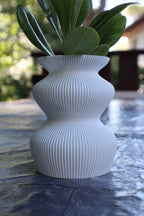 Organic Natural Flower Holder, Modern Shelf Accent, Broto