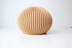 Pleated Textured Art Vase, Japandi Room Accent, Plisse