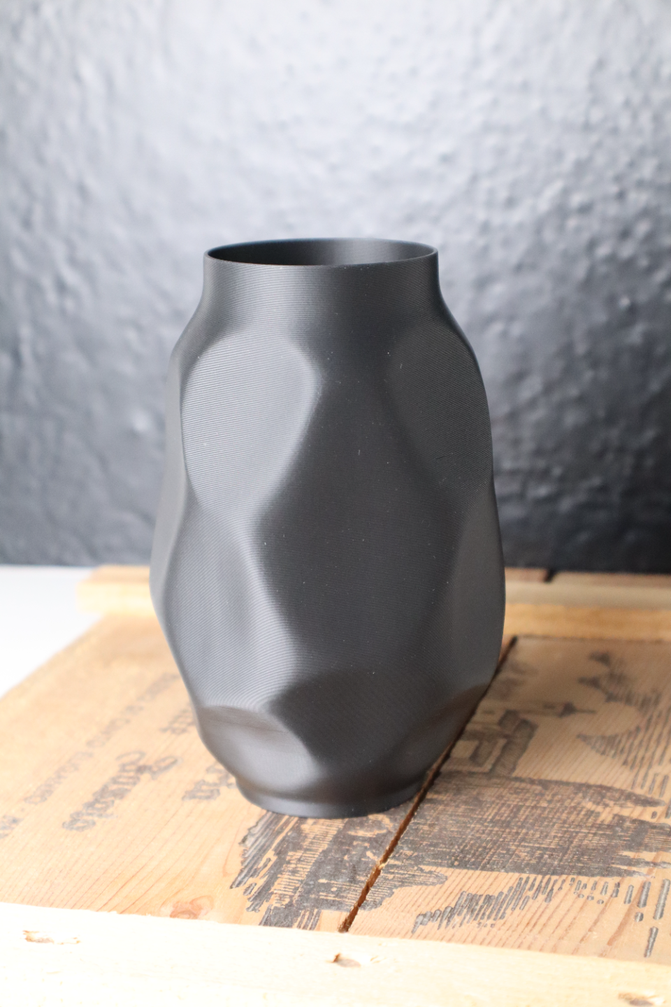 Draped Flowing Art Vase, Modern Room Accent, Drappo
