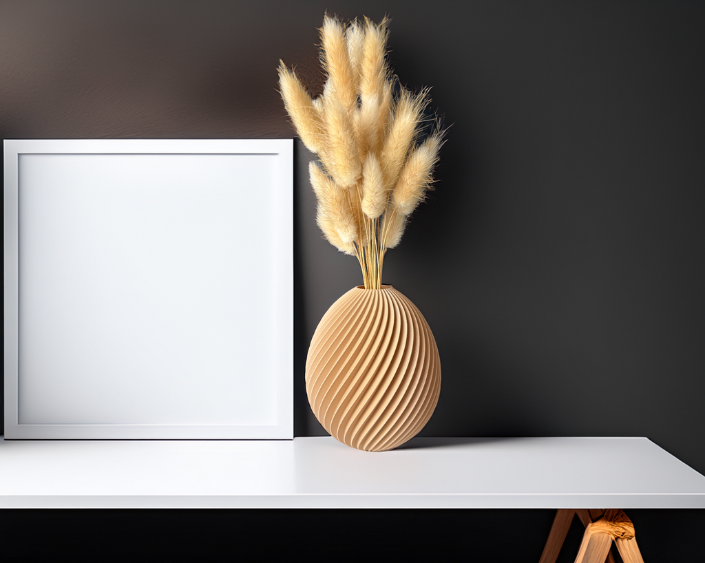 Modern Elegant Art Vase, Contemporary Room Accent, Nobre