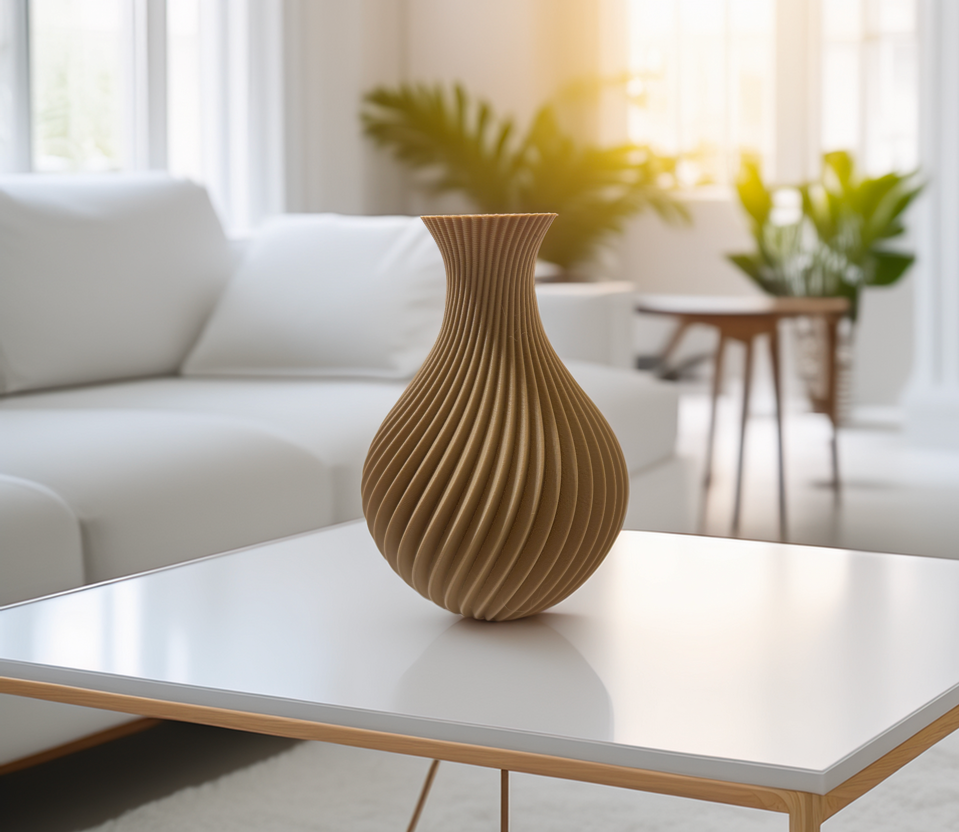 Abstract Abstract Art Vase, Scandinavian Room Accent, Enigma