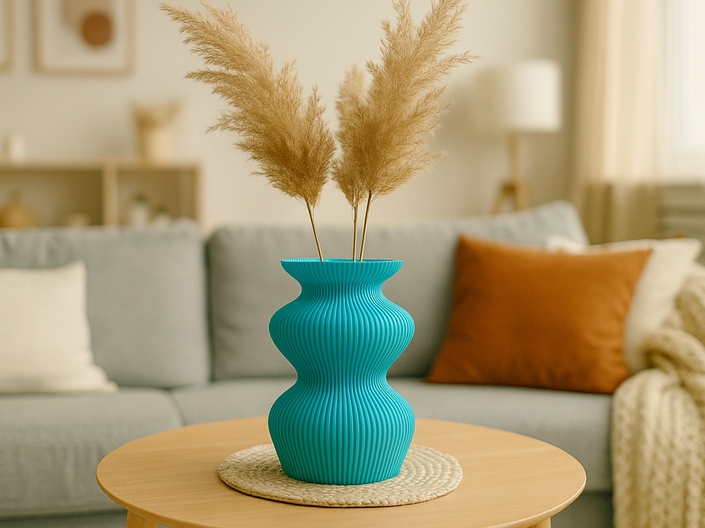 Organic Natural Flower Holder, Modern Shelf Accent, Broto