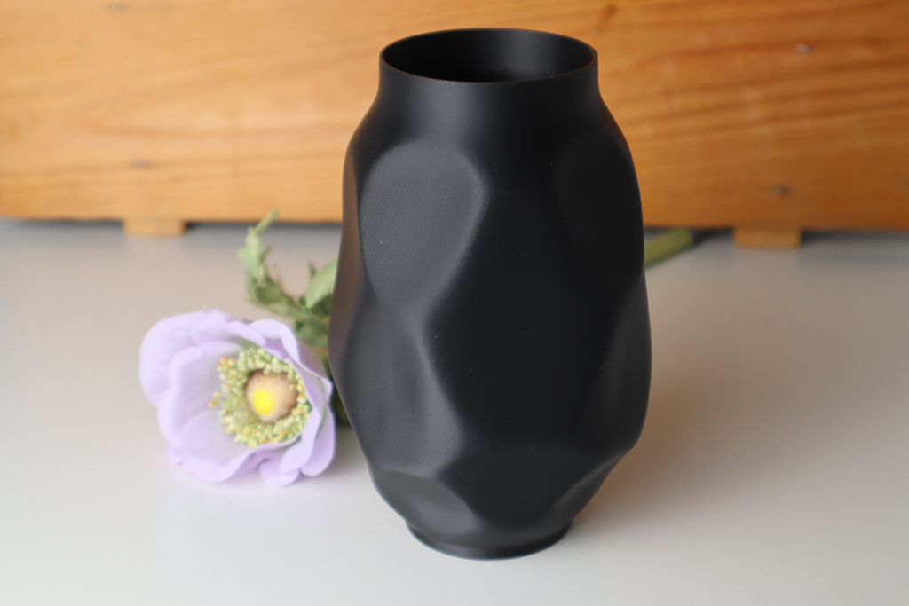 Draped Flowing Art Vase, Modern Room Accent, Drappo