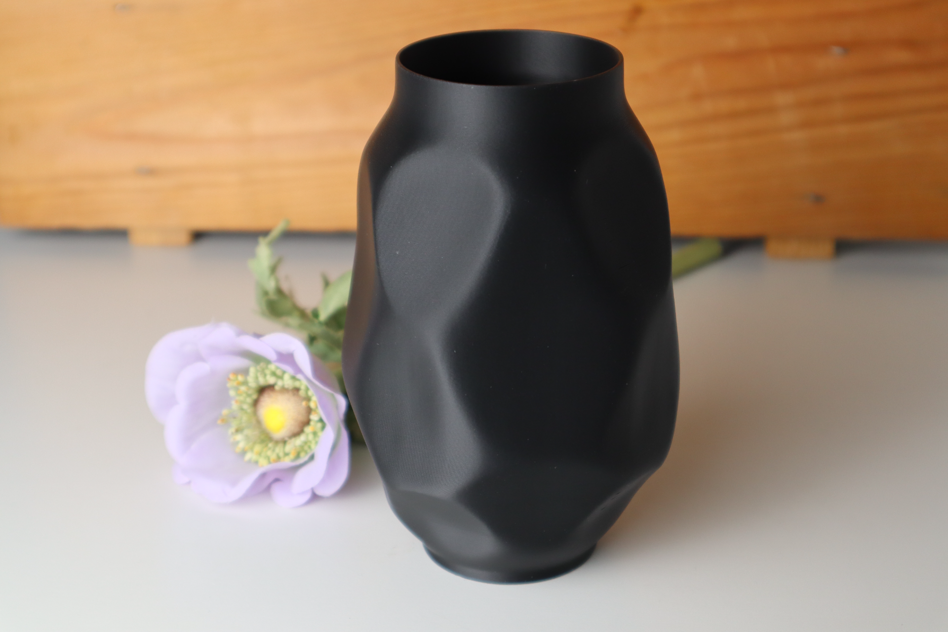Draped Flowing Art Vase, Modern Room Accent, Drappo