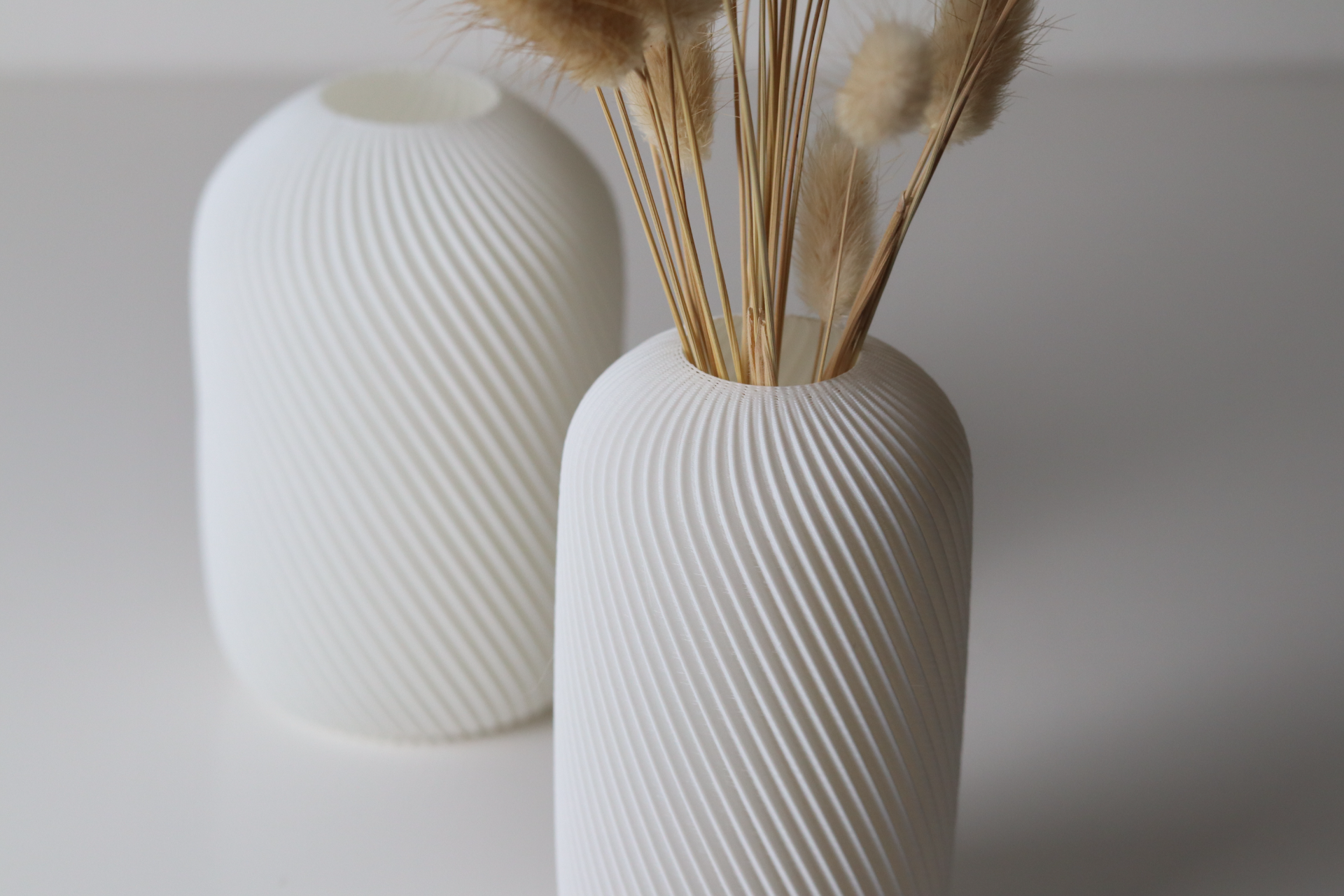 Modern Minimalist Flower Holder, Contemporary Shelf Accent, Pura