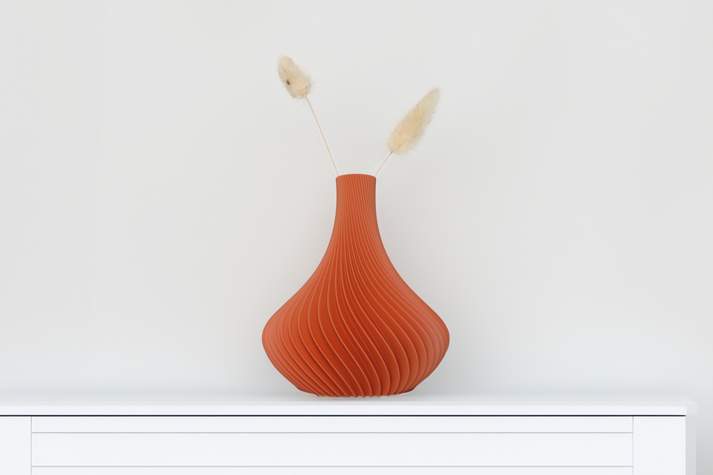 Asian-Inspired Elegant Flower Holder, Boho Chic Shelf Accent, Ming