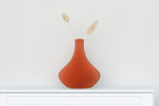 Asian-Inspired Elegant Flower Holder, Boho Chic Shelf Accent, Ming